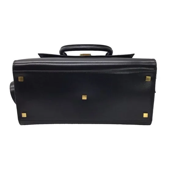 SAINT LAURENT BLACK LEATHER MEDIUM UPTOWN HANDBAG - Picture 4 of 9